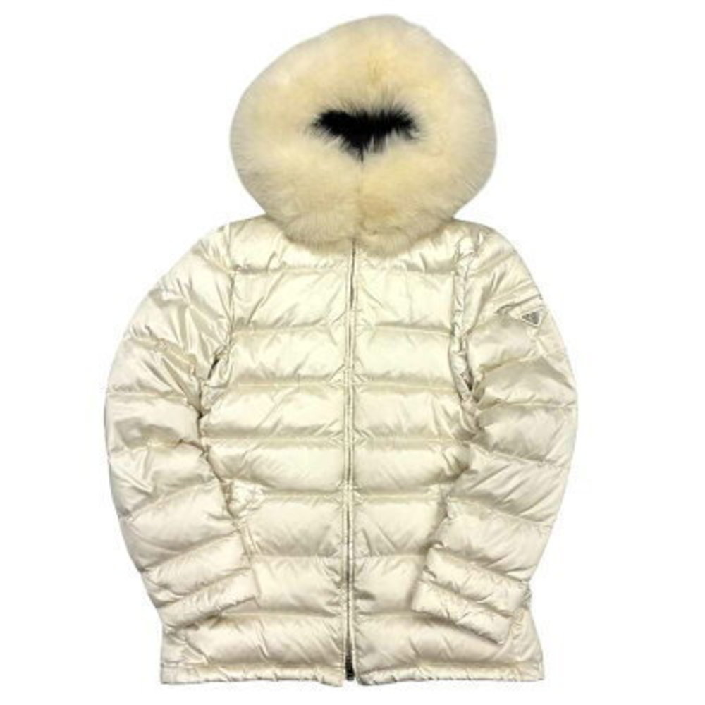 Prada Triangle Down Jacket White - image 1